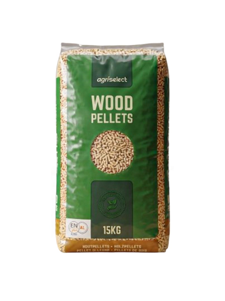 Houtpellets EN+A1 / DIN+ volle pallet 65x15kg bag (975kg)